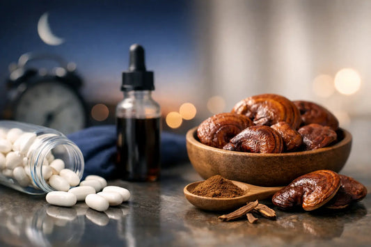 Melatoninas ar reishi vakarui: ką rinktis?