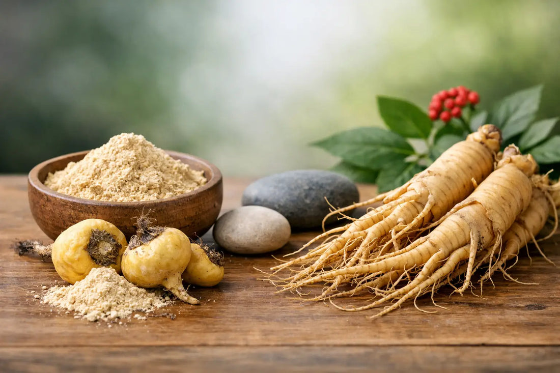 Maca vs ženšenis energijai: ką rinktis?