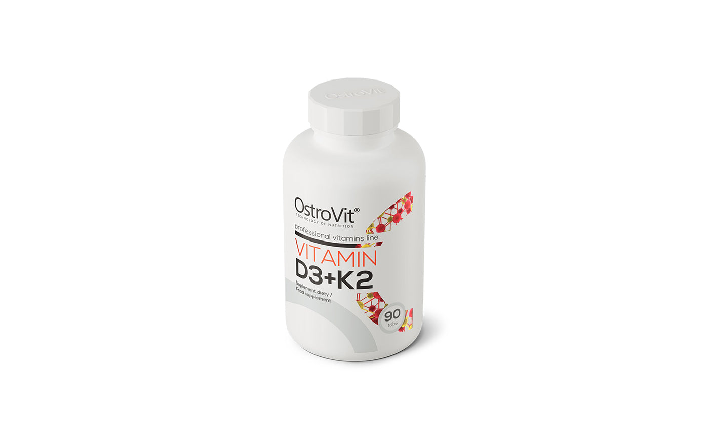 OstroVit Vitaminas D3 + K2 90 tablečių