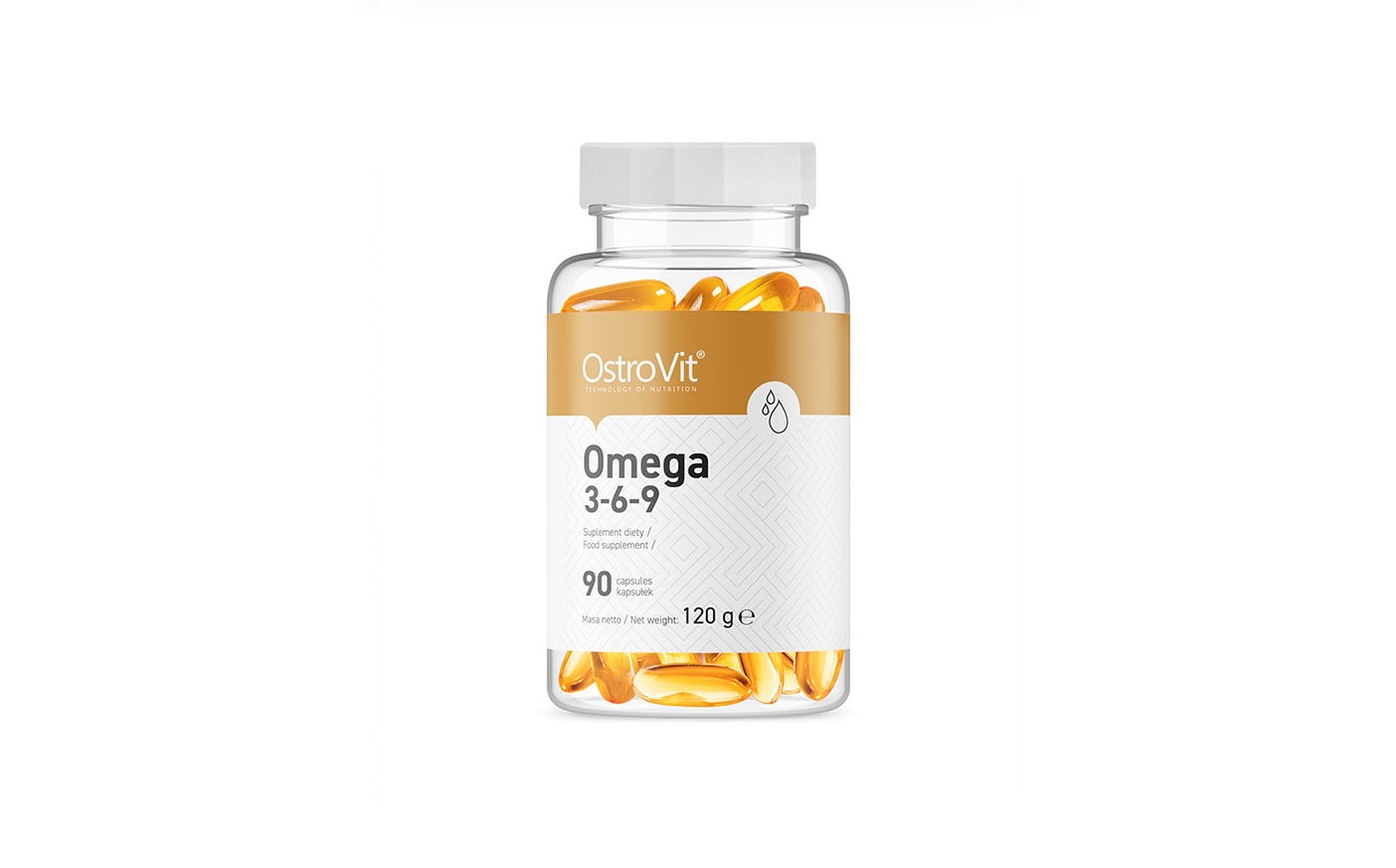 OstroVit Omega 3-6-9 kapsulės 90 vnt. - Sveiki Ritualai