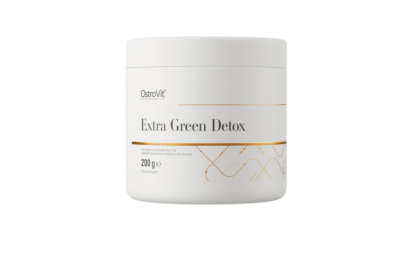 OstroVit Extra Green Detox organizmo detoksikacijai 200 g.