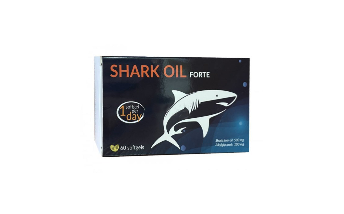 Ryklių taukai Forte 60 kapsulių