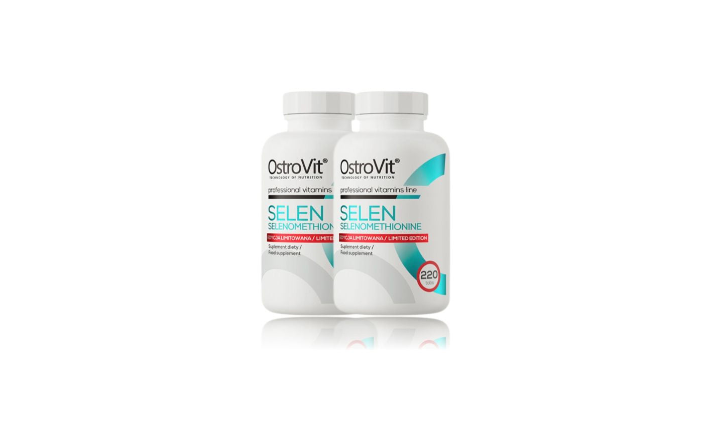 2 x OstroVit Selenas 220 tabletės